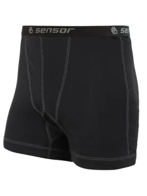 Zlevněný Sensor trenky Double Face pánské, černá/bílá