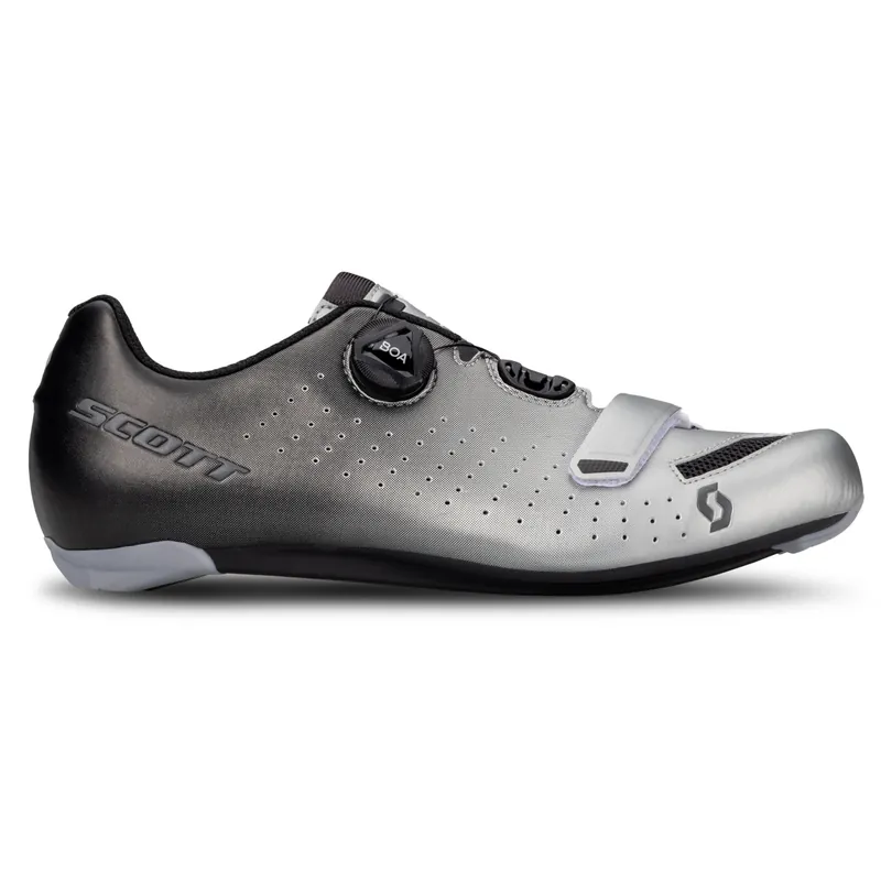 Rychlé Dodání Scott cyklo tretry Road Comp Boa, black fade/metallic silver