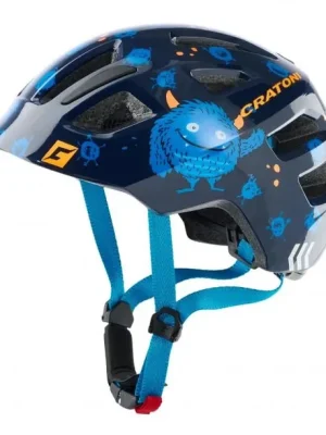 Cratoni přilba na kolo Maxster Monster Blue Glossy Nízká Cena