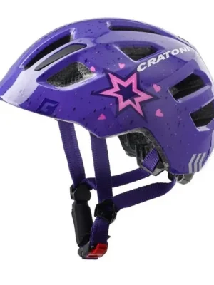 Finální Výprodej Cratoni přilba na kolo Maxster Star Purple Glossy