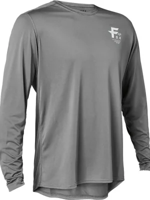 Akční Nabídka Fox cyklo dres Ranger LS Jersey Big F, Dark Grey