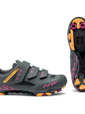 Výhodná Nabídka Northwave cyklo tretry Origin Wmn, Ant/Fuch./Orange