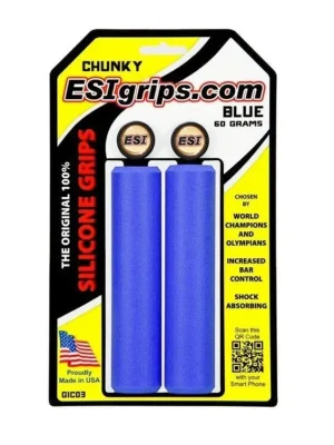 Vysoce Kvalitní ESI grips MTB "Chunky" Blue