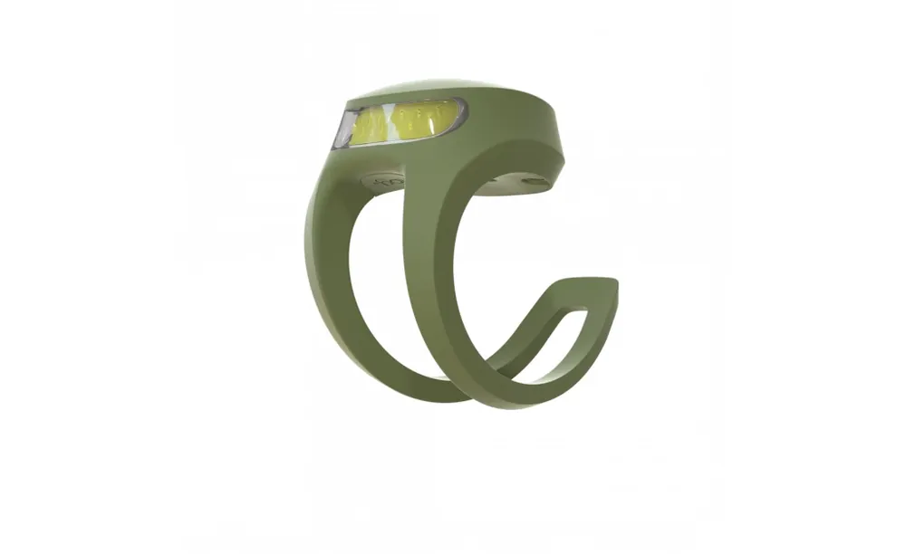 Knog přední blikačka Frog V3, Army Jacket Green Originální