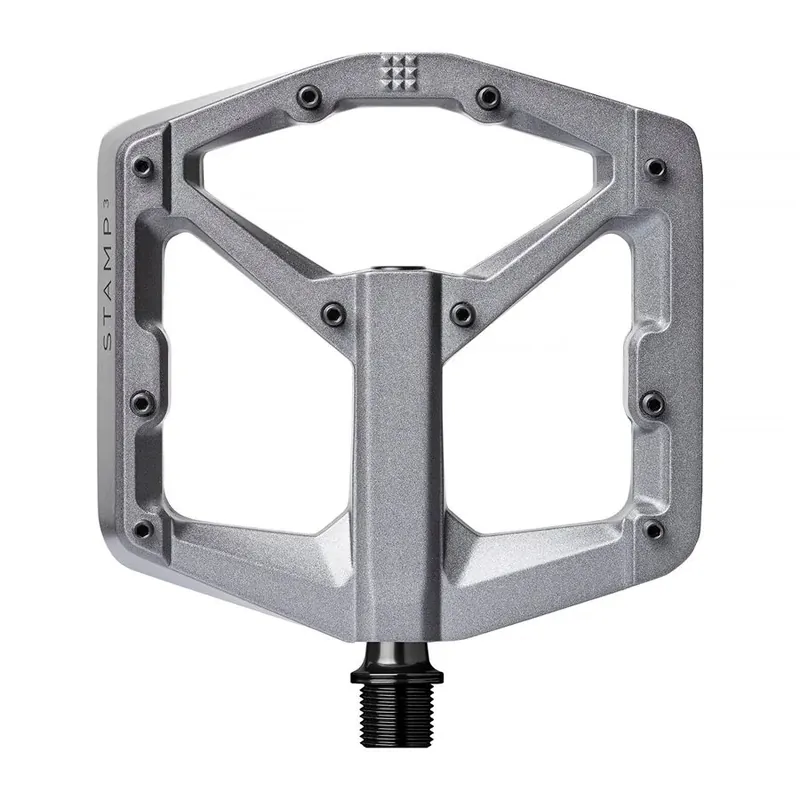 Crankbrothers pedály Stamp 3 Large Grey Magnesium Hit Sezóny