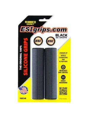ESI grips Ribbed Chunky BLACK Cenový Hit