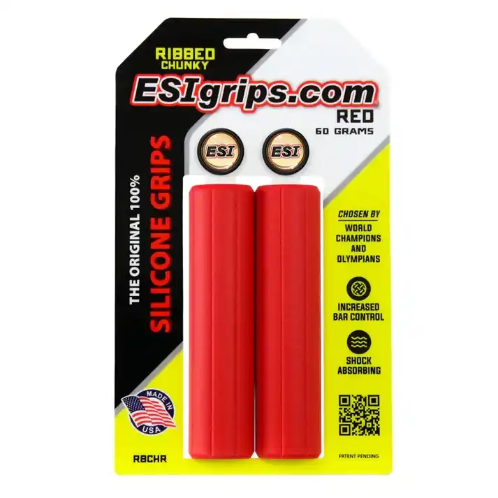 Bezpečná Platba ESI grips Ribbed Chunky RED