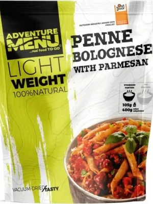 Objednat Nyní Adventure Menu LIGHTWEIGHT Penne s Boloňskou omáčkou a parmesánem 105g