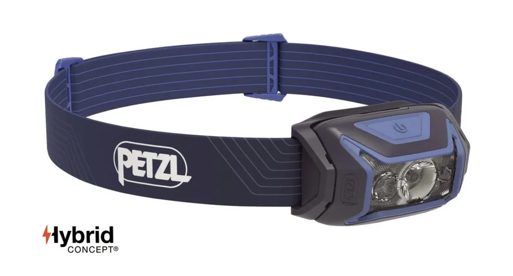 Super Cena Petzl čelovka Actik, modrá