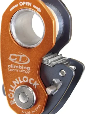 Vrácení Zdarma Climbing Technology kladka s blokantem RollNlock, anthracite/orange