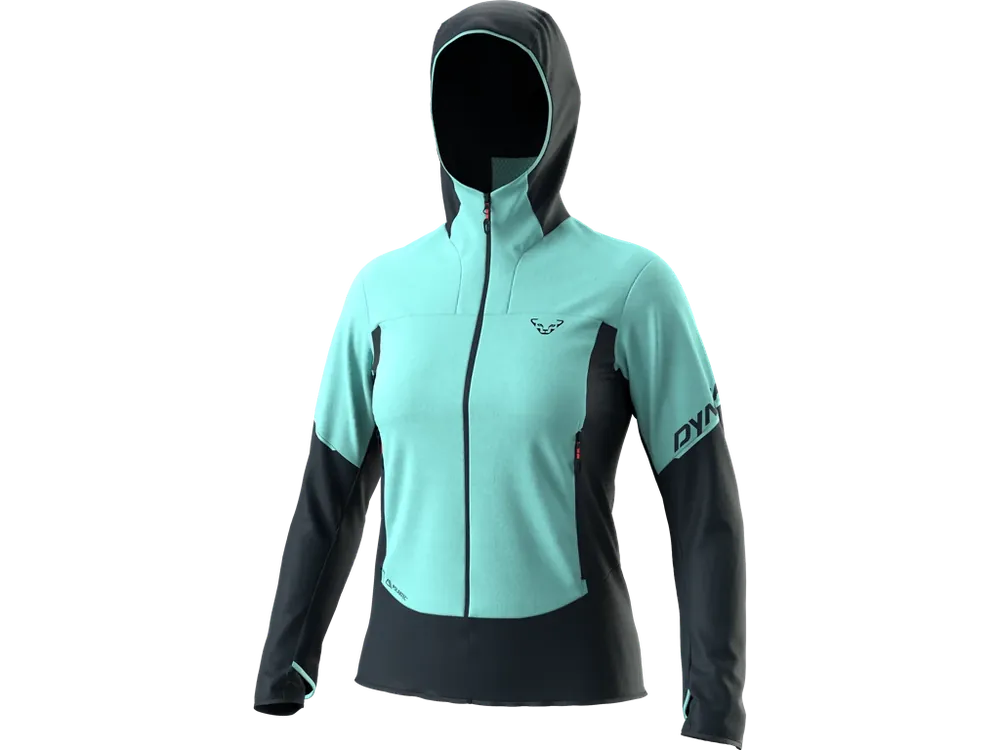Dynafit bunda Traverse Alpha Hooded JKT W, marine blue Značkový
