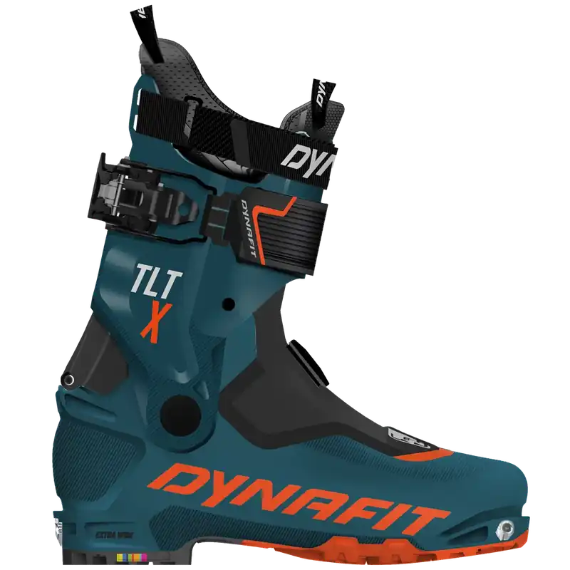 Dynafit skialpové boty TLT X Extra Wide M, petrol/orange Zlevněný