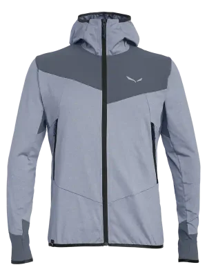 Odeslání Ihned Salewa mikina AGNER HYBRID PL/DST HOODED JACKET M, flint stone melange