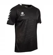 Pánské funkční triko NIDELO Brest Player Shirt S/S - černá - vel. S Akční Nabídka
