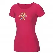 Dámské triko OCÚN Bamboo Meadow - Rose Pink - vel. XS Nakupujte Hned