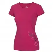 Expresní Doručení Dámské triko OCÚN Blooms T - Fresh Pink - vel. XS