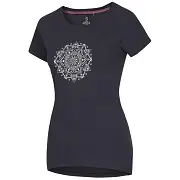 Dámské triko OCÚN Raglan T Women - Dark Grey India Ink Mandala - vel. S Jen Po Omezenou Doba