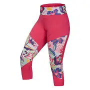 Super Cena Dámské 3/4 legíny OCÚN Rhea Leggings 3/4 - pink paradise - vel. XL