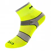 Cyklistické ponožky PROGRESS Cycling Sox - reflexní žlutá/šedá 22 - vel. 3-5 Must-Have