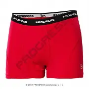 Výprodej Pánské funkční boxerky PROGRESS E SKN - červená - vel. XXL