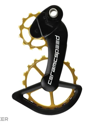 Víkendová Akce CeramicSpeed OSPW ramínko proahzovačky, Campagnolo 11-speed EPS & Mechanical, zlatá