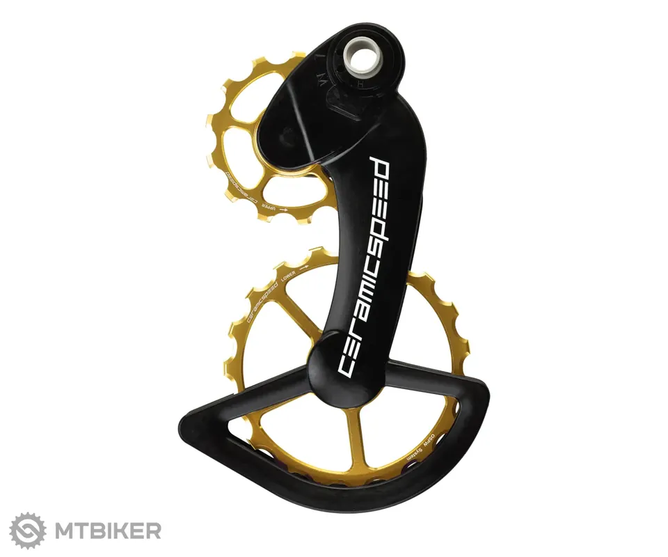 Víkendová Akce CeramicSpeed OSPW ramínko proahzovačky, Campagnolo 11-speed EPS & Mechanical, zlatá