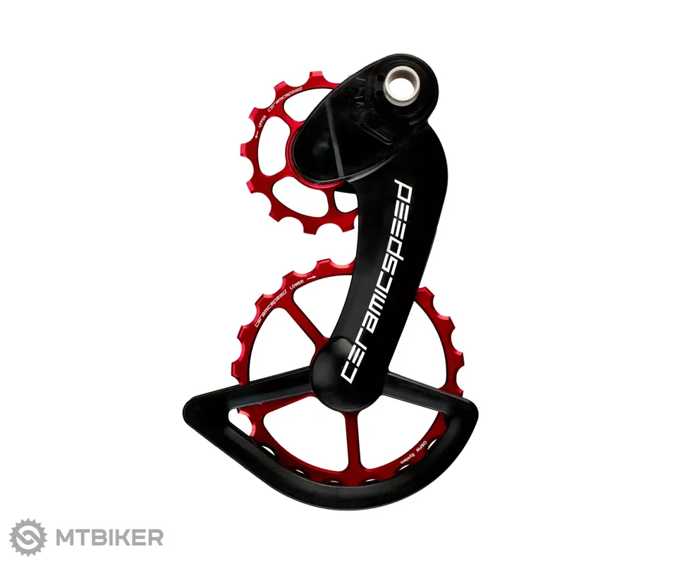 CeramicSpeed OSPW ramínko přehazovačky, Campagnolo 12-speed EPS, červená Hit Sezóny