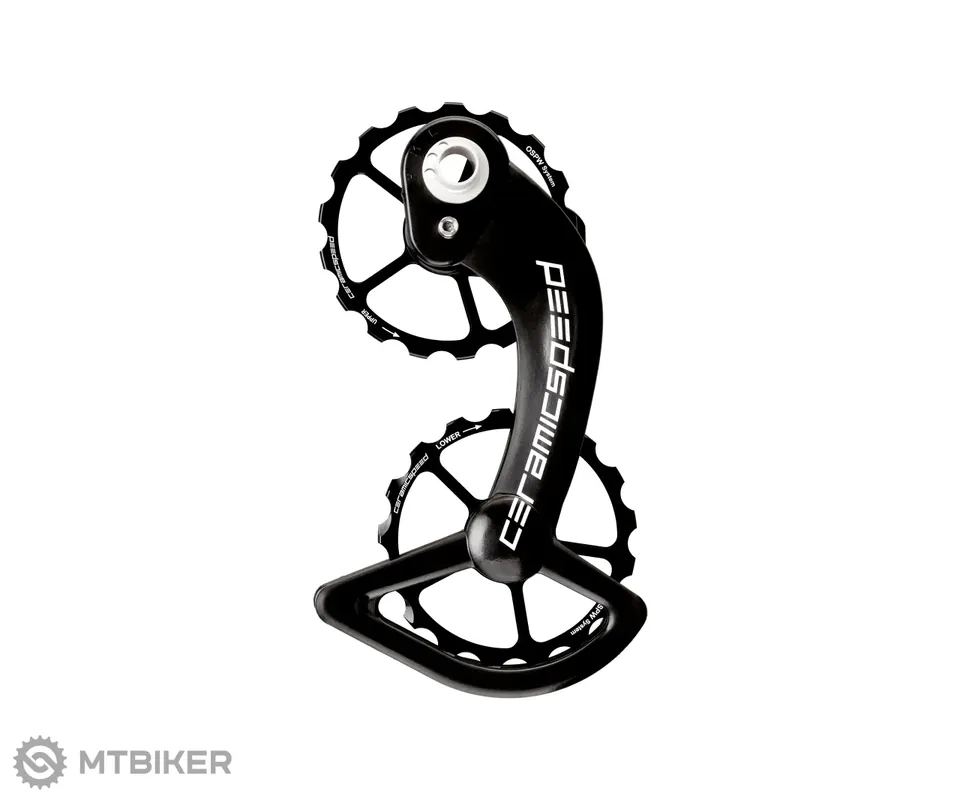 CeramicSpeed OSPW ramínko přehazovačky, Shimano 9000/6800, černá Výprodej