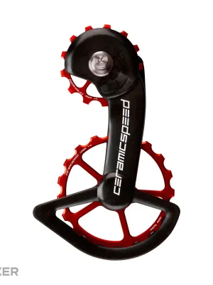 Cenová Bomba CeramicSpeed ​​OSPW ramínko přehazovačky, Shimano 9100/9150/8000 SS/8050 SS, červená