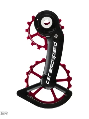 Ověřený CeramicSpeed OSPW ramínko přehazovačky SRAM RIVAL AXS, červená