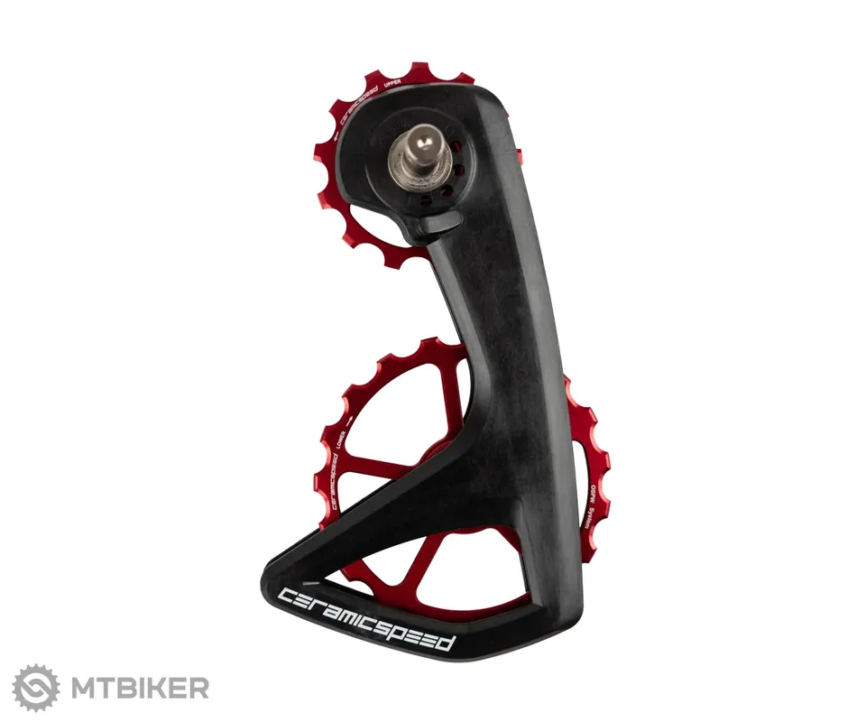 Ihned K Objednání CeramicSpeed OSPW RS 5-Spoke ramínko přehazovačky, Shimano 7150, červená