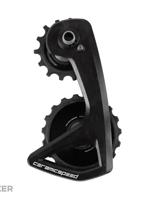 CeramicSpeed OSPW RS ALPHA ramínko přehazovačky, Campagnolo Super Record Wireless, černá Expresní Doručení