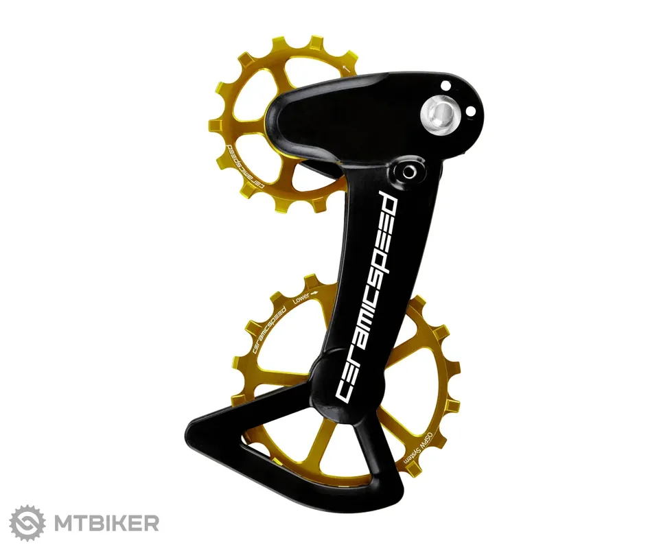Akční Cena CeramicSpeed OSPW X ramínko přehazovačky. Shimano XT/XTR 1x12, zlatá