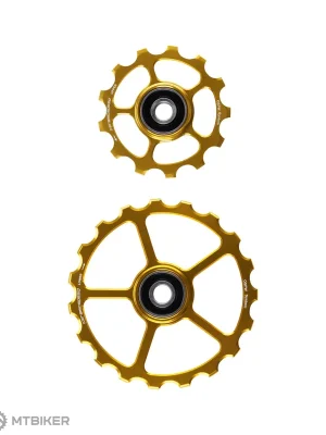 Časově Omezené CeramicSpeed ​​Oversized kladky přehazovačky, 13/19T, zlatá