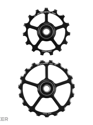 Rychlé Dodání CeramicSpeed Oversized kladky přehazovačky, 15/19T, černá