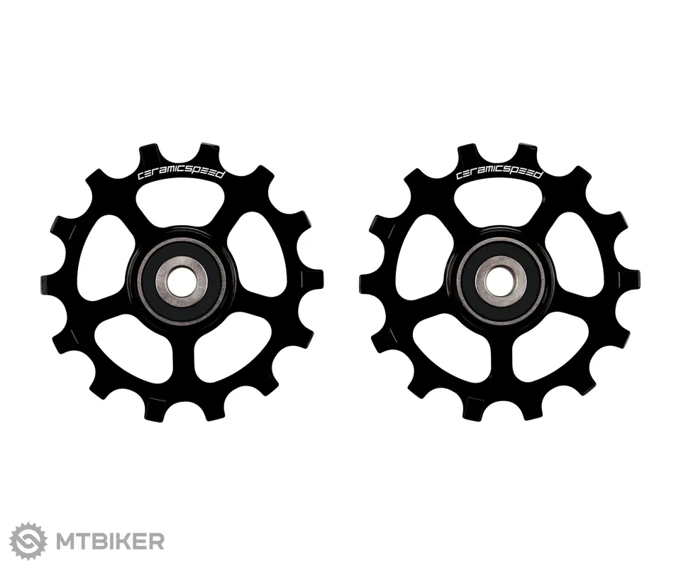 CeramicSpeed kladky přehazovačky, Shimano XT/XTR, 12s NW, černá Finální Výprodej