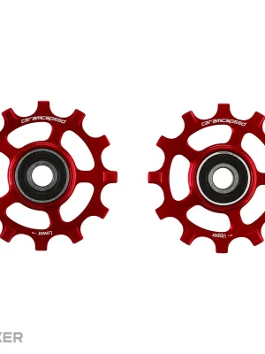 CeramicSpeed kladky přehazovačky, Shimano, 11s NW, červená Must-Have