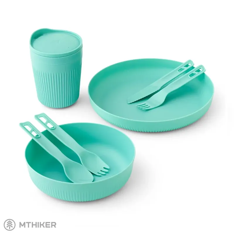 Akční Cena Sea to Summit Passage Dinnerware Set sada nádobí, 7 ks, aqua sea