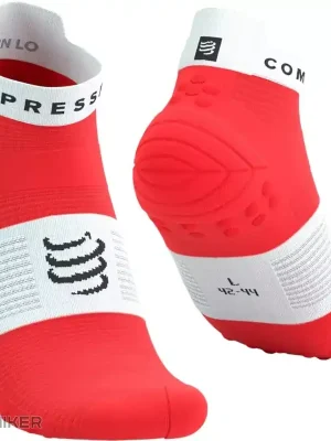 Objednat Nyní COMPRESSPORT Pro Racing Socks v4.0 Run Low ponožky, fluo red/white