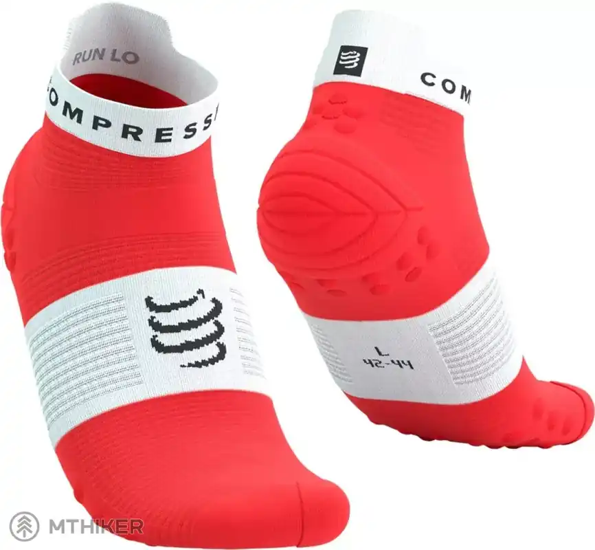 Objednat Nyní COMPRESSPORT Pro Racing Socks v4.0 Run Low ponožky, fluo red/white