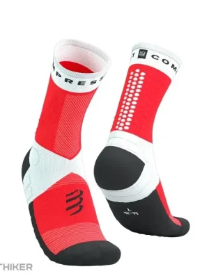 COMPRESSPORT Ultra Trail V2.0 ponožky, bílá/červená Rychlé Dodání