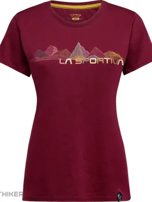 Aktuální La Sportiva Peaks dámské tričko, redwood