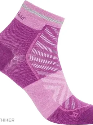 icebreaker Merino Run+ Ultralight Mini dámské ponožky, passion Akční Nabídka