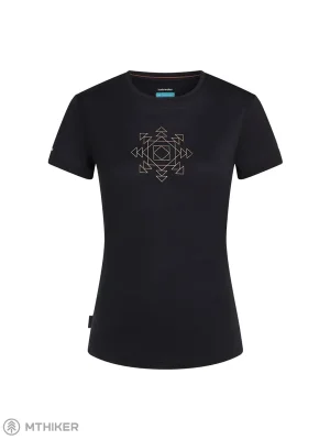icebreaker Merino 125 Cool-Lite™ Sphere Fusion dámské tričko, černá Dokud Zásoby Vydrží