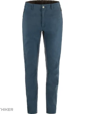 Aktuální Fjällräven Hoja Hybrid Trousers dámské kalhoty, navy