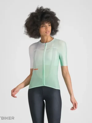 Sportful LIGHT dámský dres, lichen green/white Cenově Výhodný