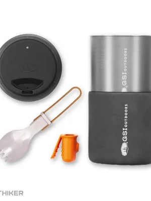 Sezónní Sleva GSI Outdoors Halulite Minimalist set nádobí, 0.6 l