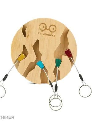 Akční Nabídka YY Vertical Key Holder Circle držák na klíče, mapple