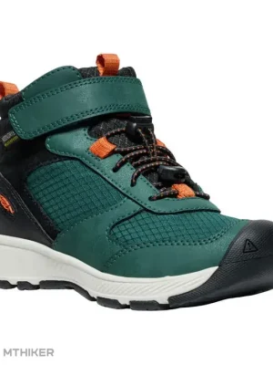 KEEN Skua Mid WP dětské turistické boty, ponderosa pine/gold flame Nejprodávanější