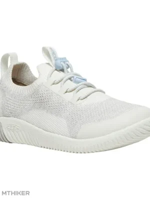 KEEN KNX Knit Lace dětské boty, star white/skyway Výprodej
